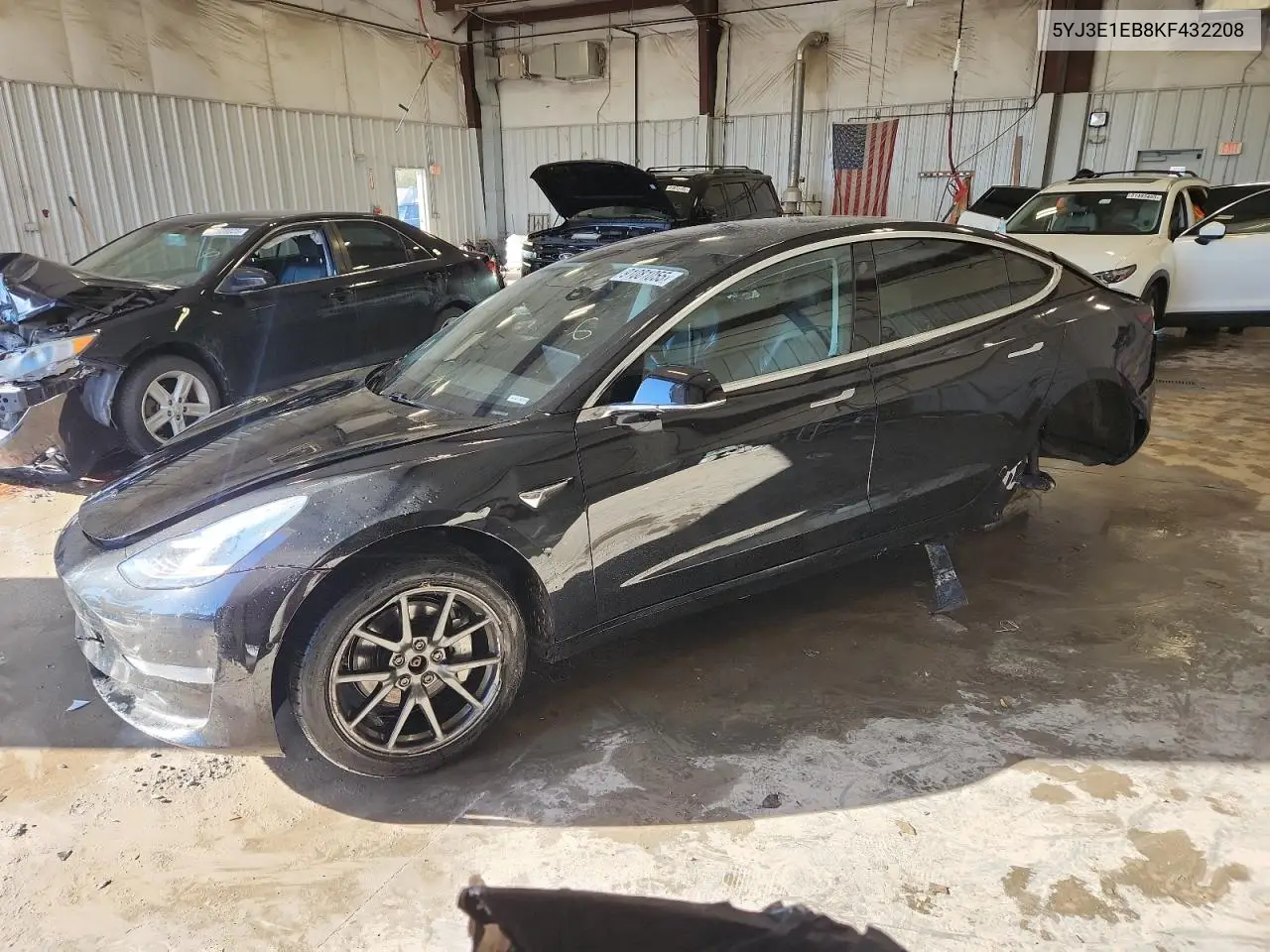5YJ3E1EB8KF432208 2019 Tesla Model 3