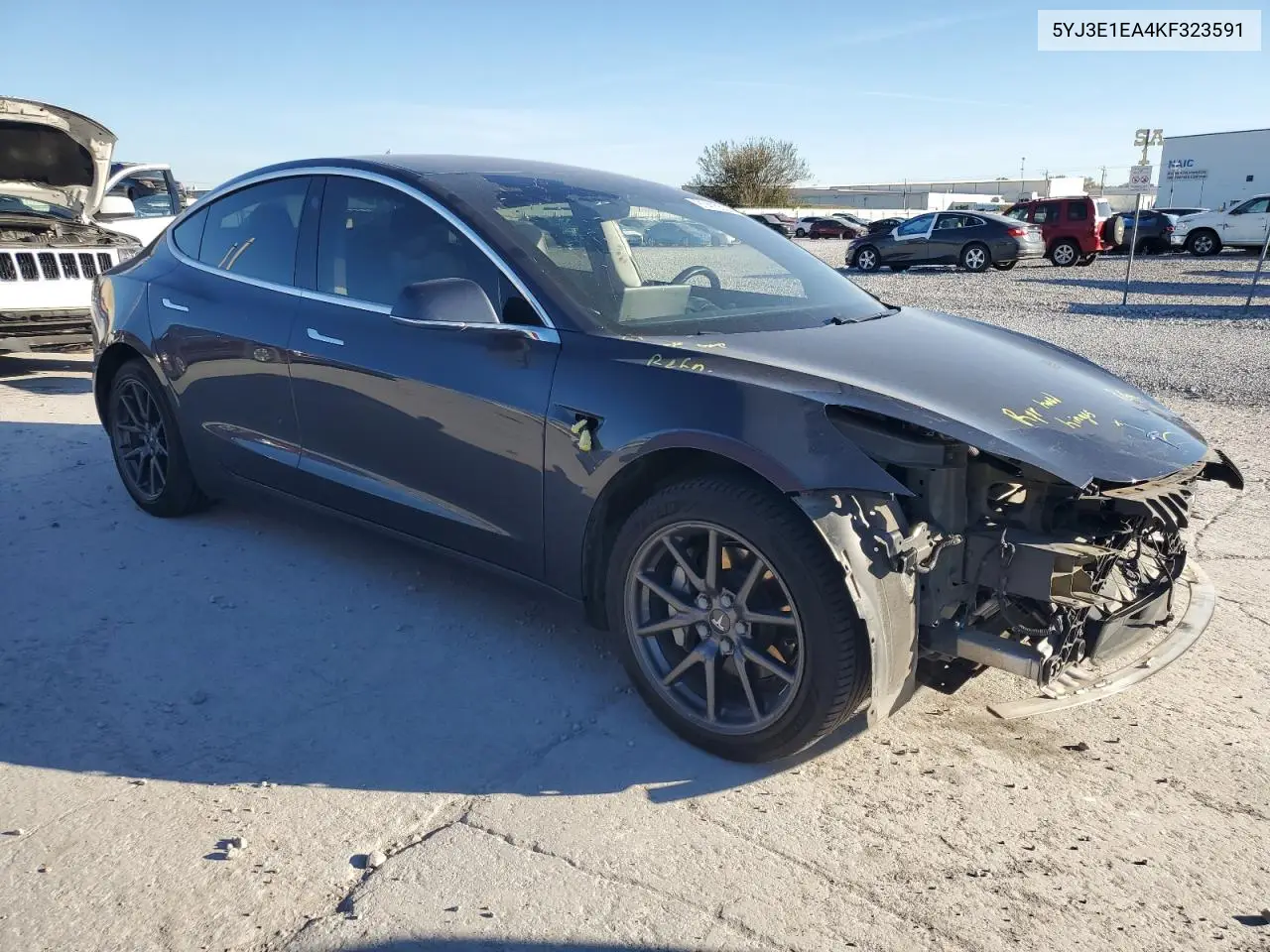 5YJ3E1EA4KF323591 2019 Tesla Model 3