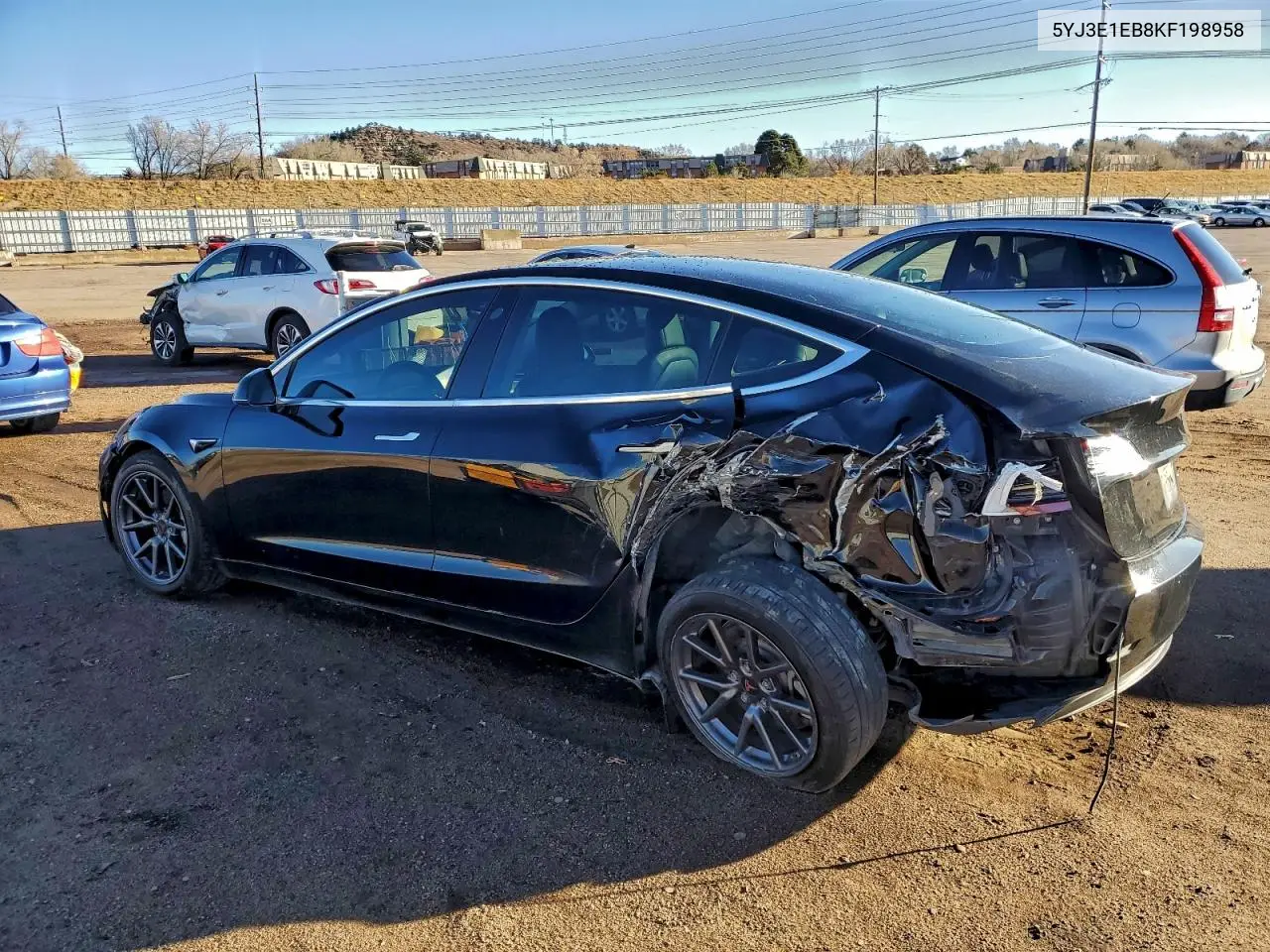 5YJ3E1EB8KF198958 2019 Tesla Model 3