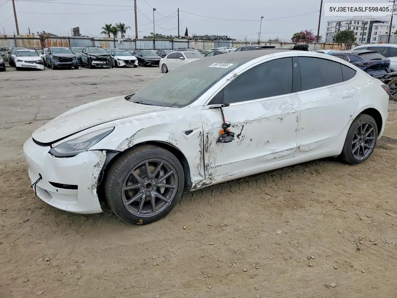 5YJ3E1EA5LF598405 2020 Tesla Model 3