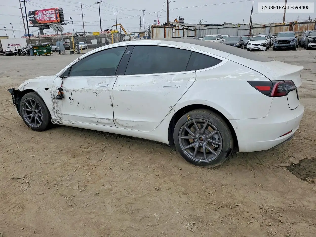 5YJ3E1EA5LF598405 2020 Tesla Model 3