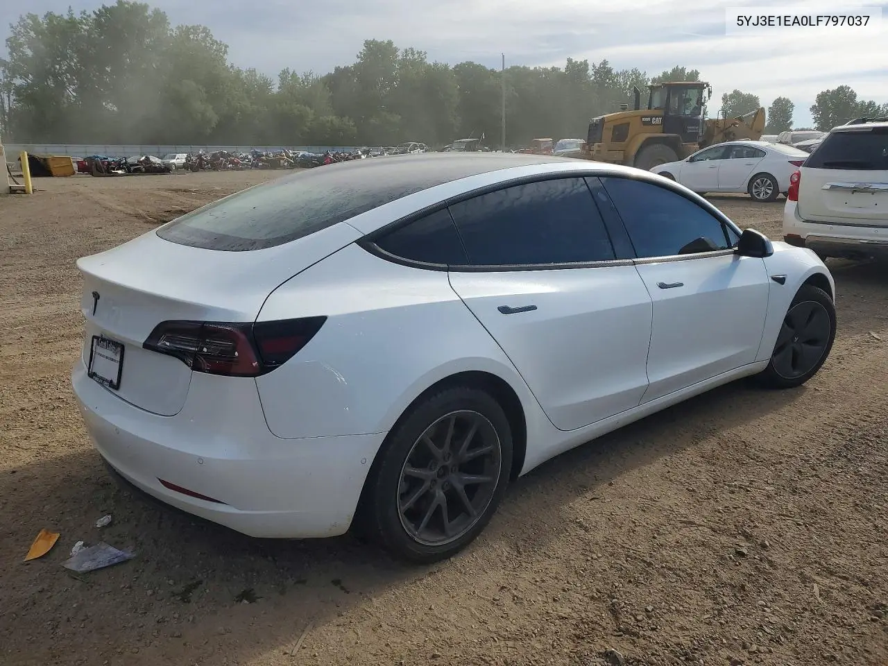 2020 Tesla Model 3 VIN: 5YJ3E1EA0LF797037 Lot: 58250186