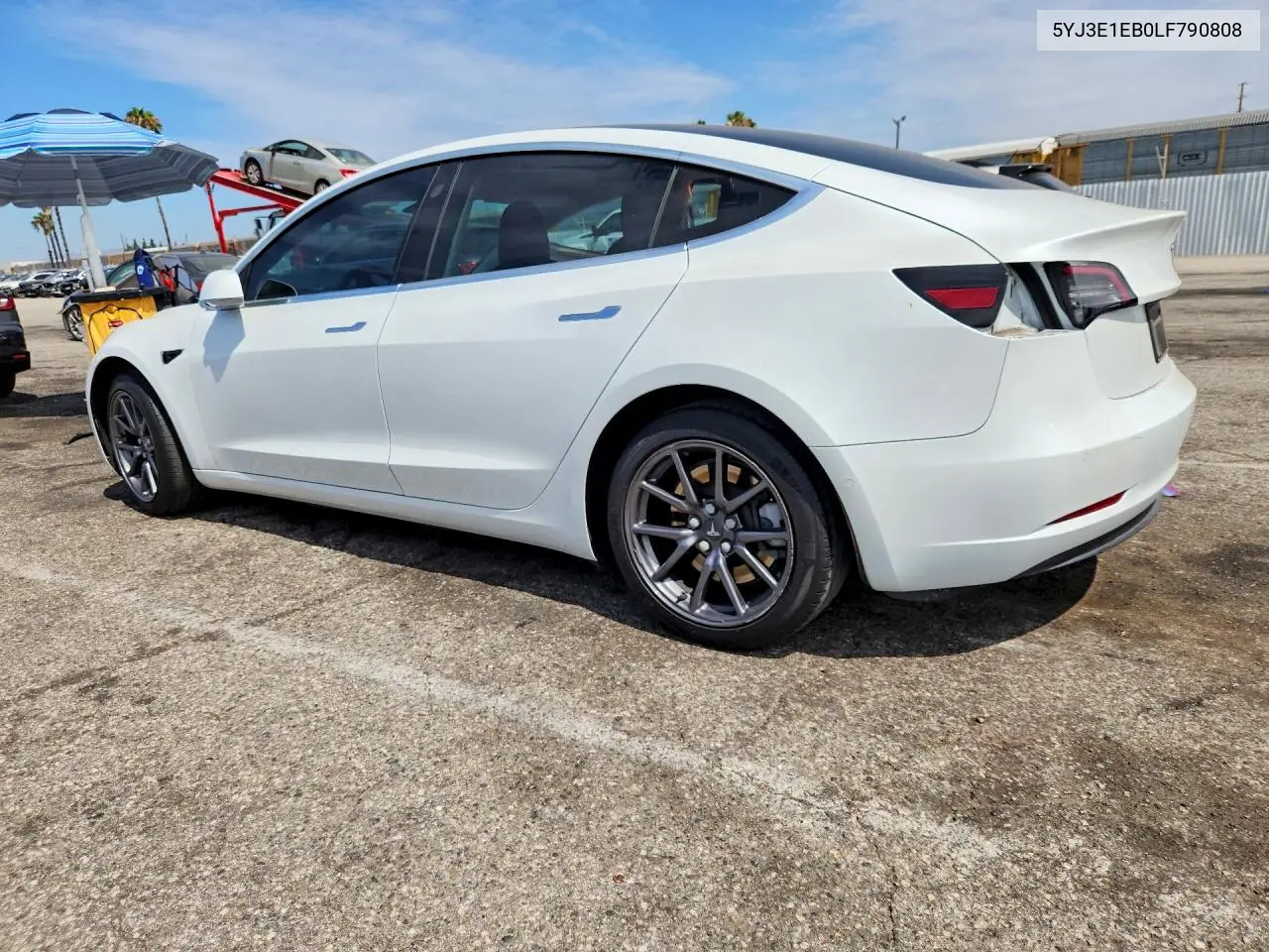 2020 Tesla Model 3 VIN: 5YJ3E1EB0LF790808 Lot: 59191806