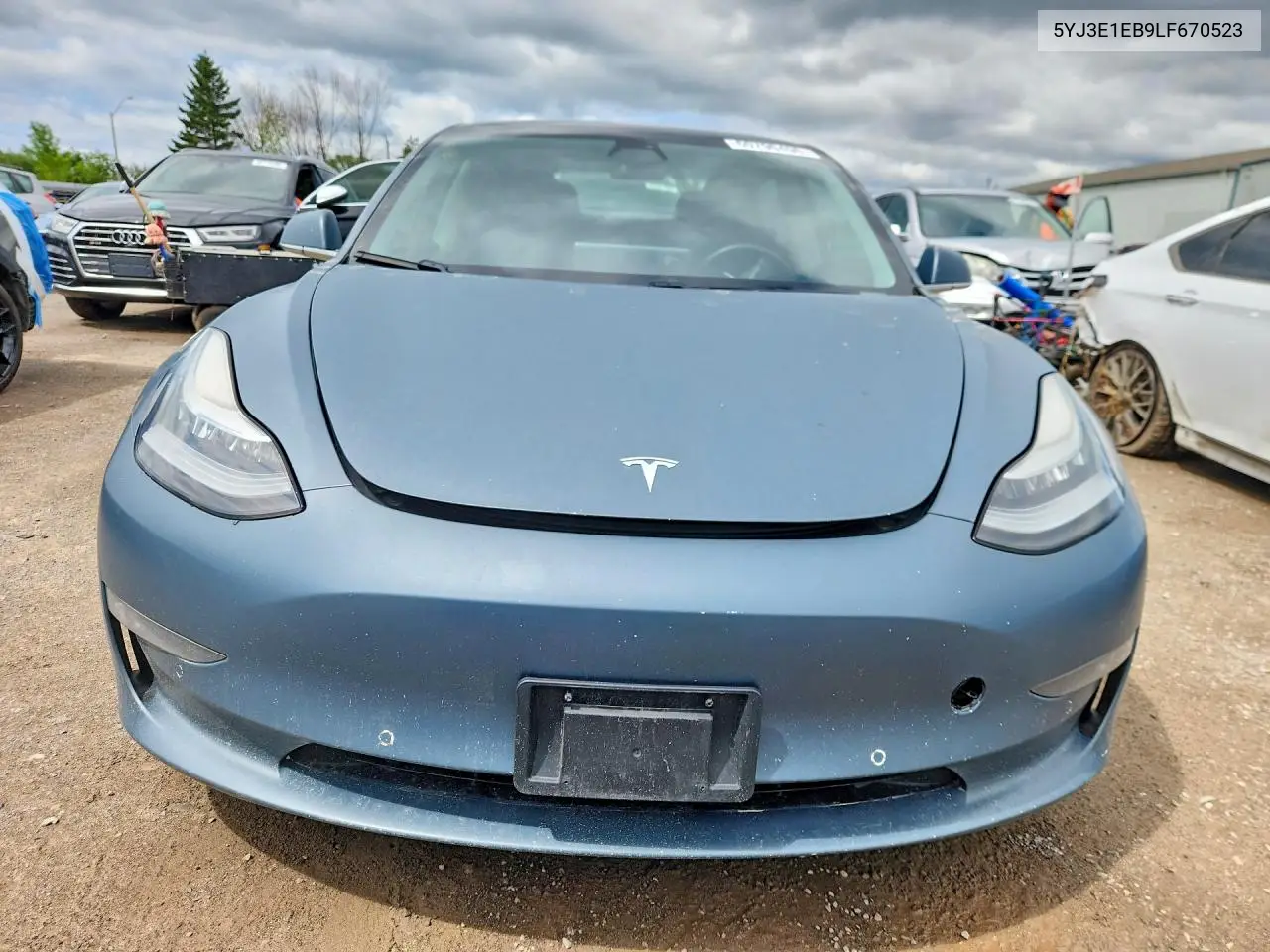 2020 Tesla Model 3 VIN: 5YJ3E1EB9LF670523 Lot: 60790496