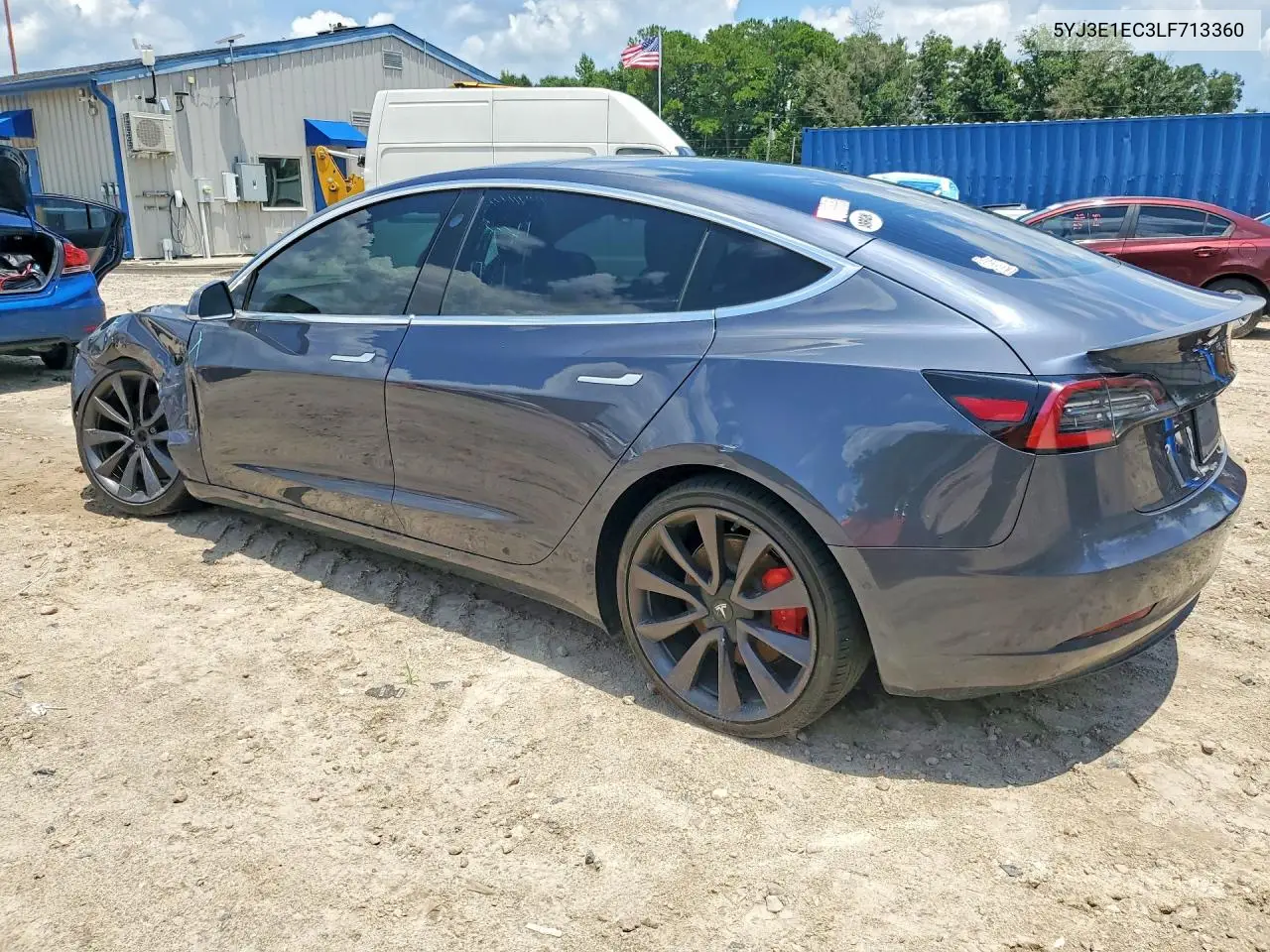 2020 Tesla Model 3 VIN: 5YJ3E1EC3LF713360 Lot: 61555166