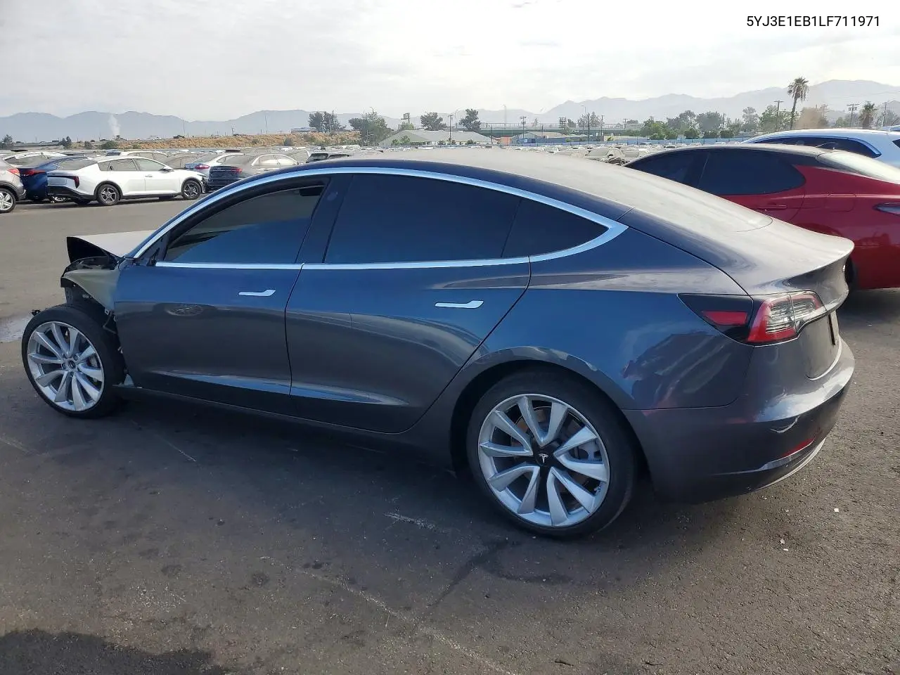 2020 Tesla Model 3 VIN: 5YJ3E1EB1LF711971 Lot: 61734106