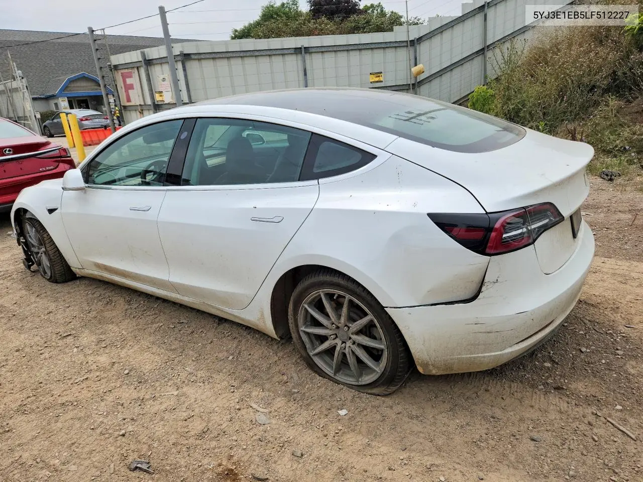 2020 Tesla Model 3 VIN: 5YJ3E1EB5LF512227 Lot: 61780996