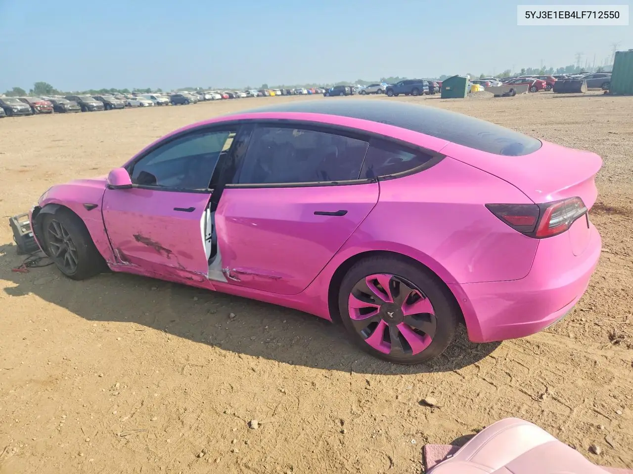 2020 Tesla Model 3 VIN: 5YJ3E1EB4LF712550 Lot: 61878266