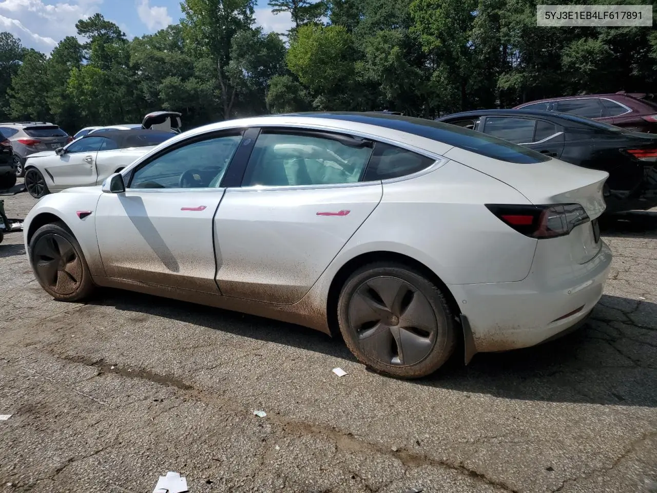 2020 Tesla Model 3 VIN: 5YJ3E1EB4LF617891 Lot: 67403155
