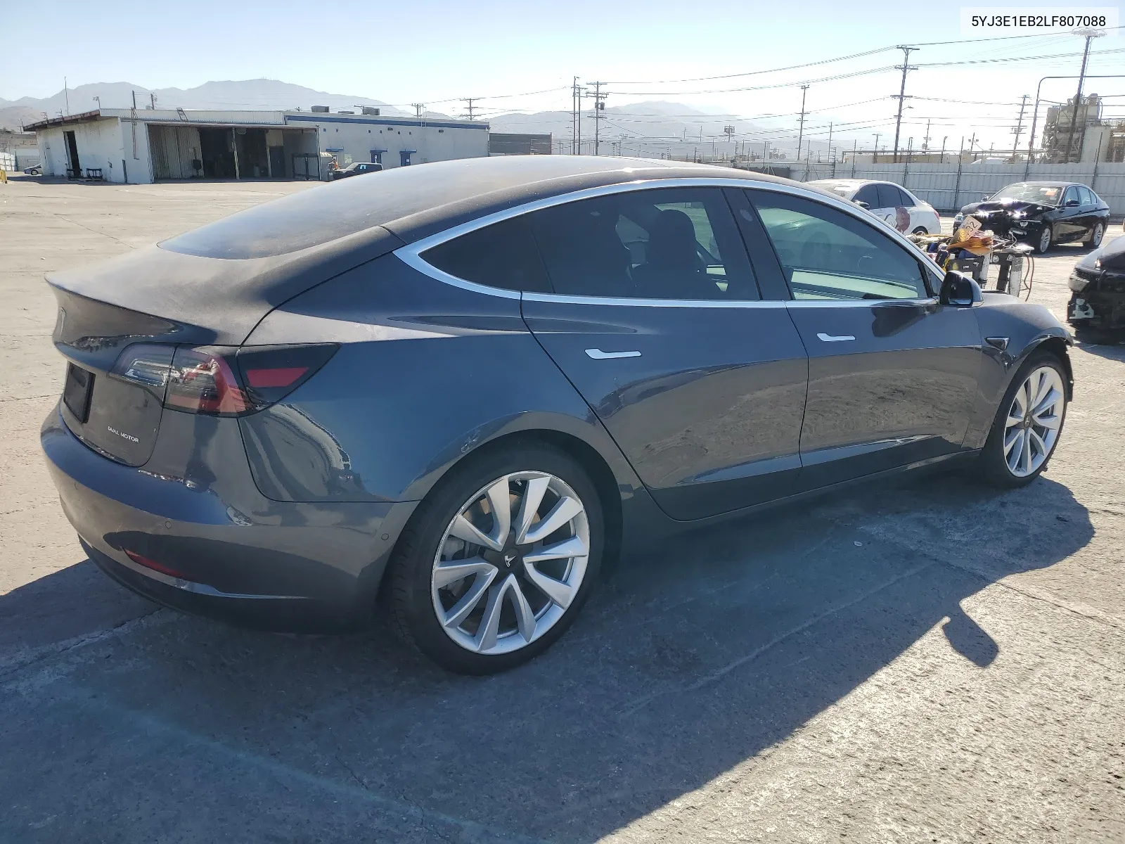 2020 Tesla Model 3 VIN: 5YJ3E1EB2LF807088 Lot: 67707434