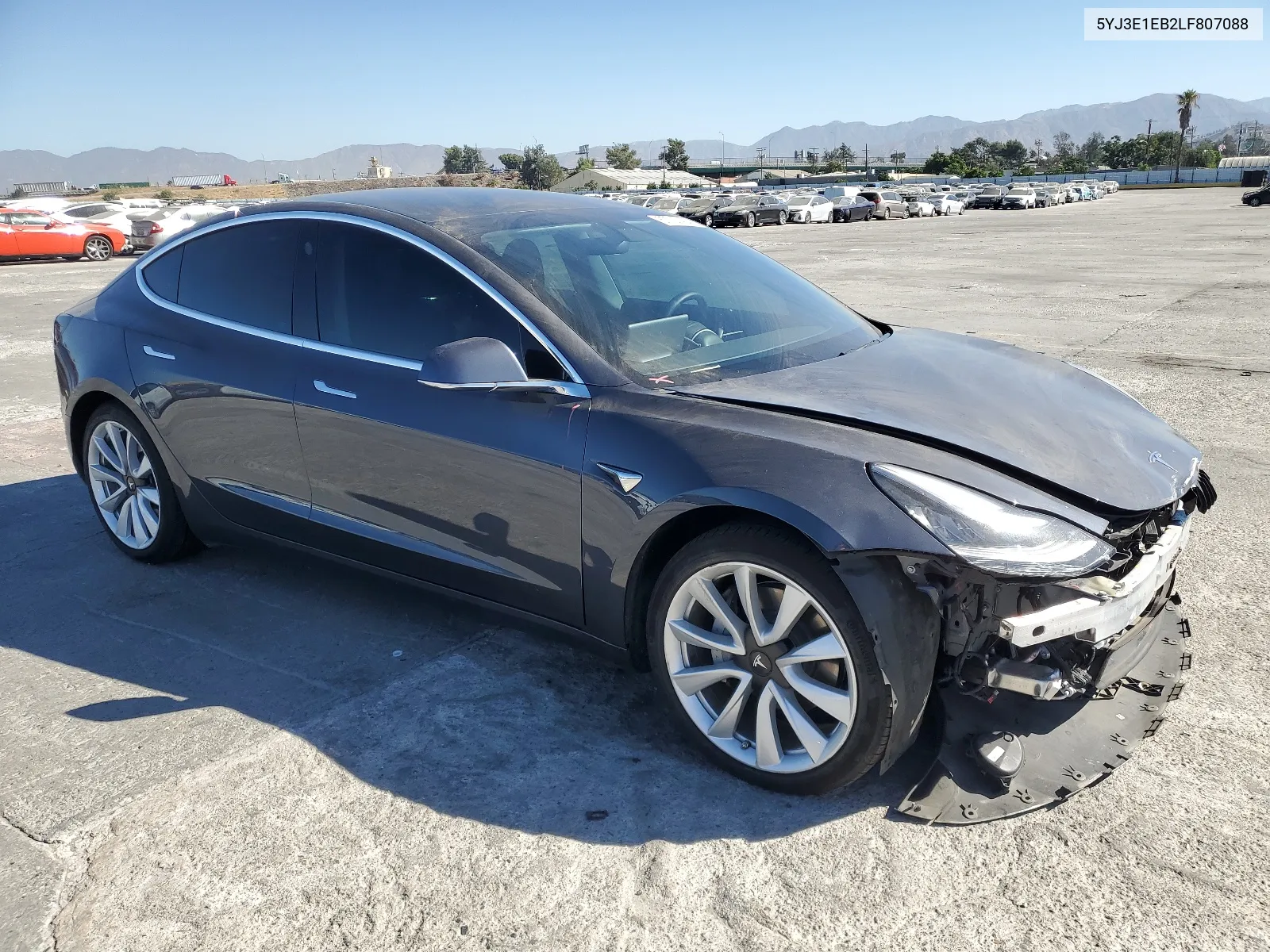 2020 Tesla Model 3 VIN: 5YJ3E1EB2LF807088 Lot: 67707434