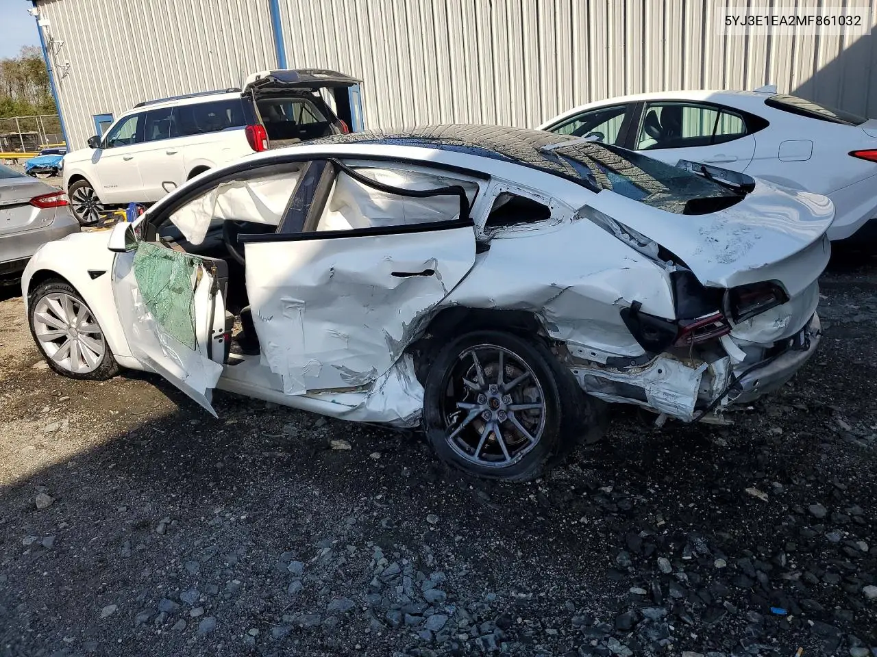 5YJ3E1EA2MF861032 2021 Tesla Model 3