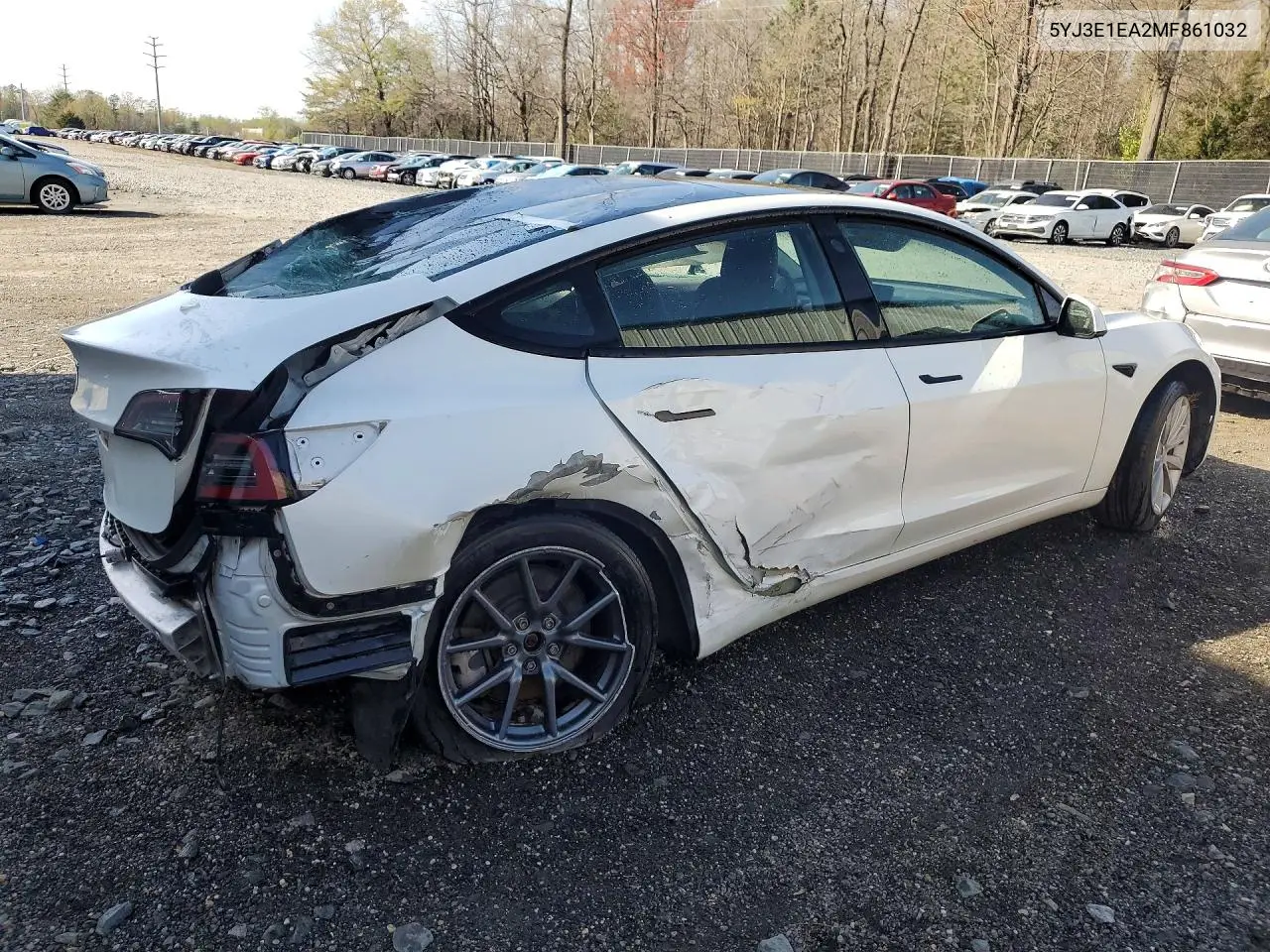 5YJ3E1EA2MF861032 2021 Tesla Model 3