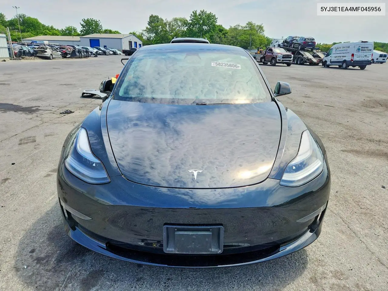 2021 Tesla Model 3 VIN: 5YJ3E1EA4MF045956 Lot: 58235806