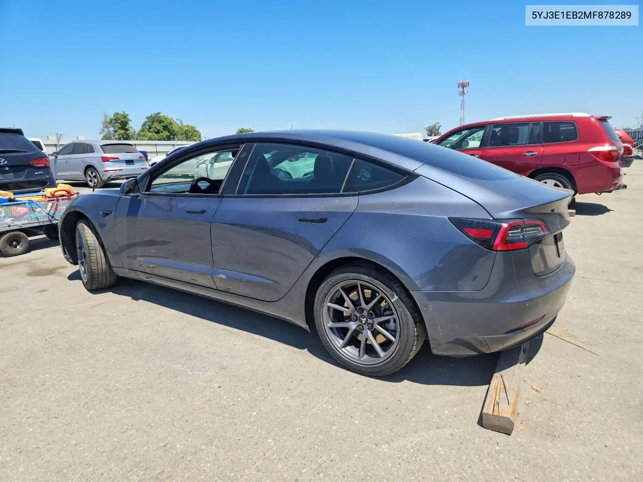 2021 Tesla Model 3 VIN: 5YJ3E1EB2MF878289 Lot: 59724086