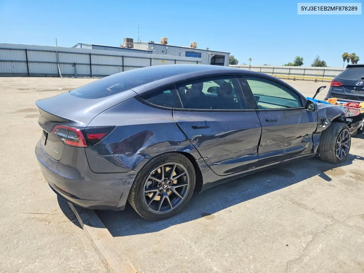 2021 Tesla Model 3 VIN: 5YJ3E1EB2MF878289 Lot: 59724086