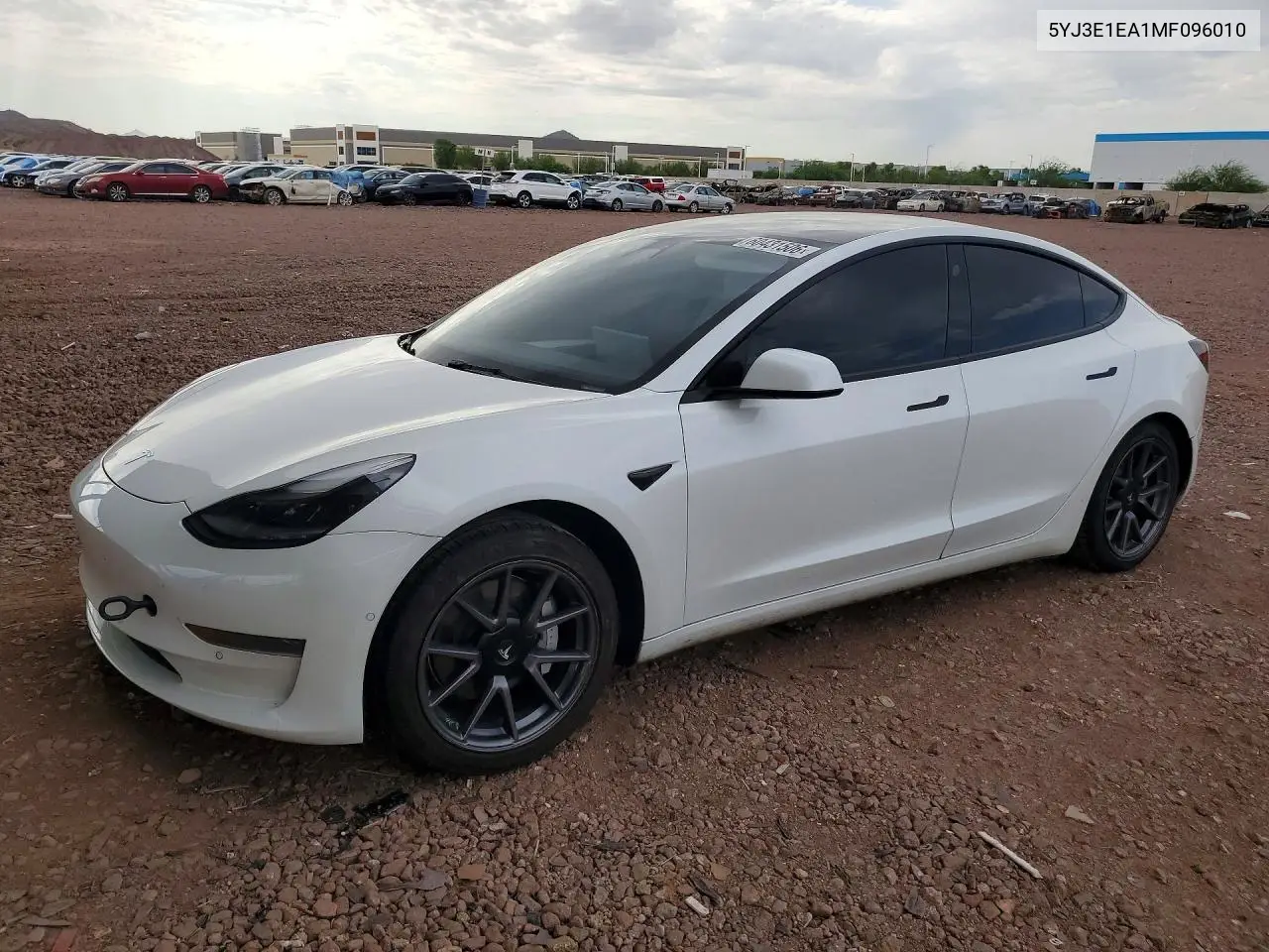 2021 Tesla Model 3 VIN: 5YJ3E1EA1MF096010 Lot: 60431506