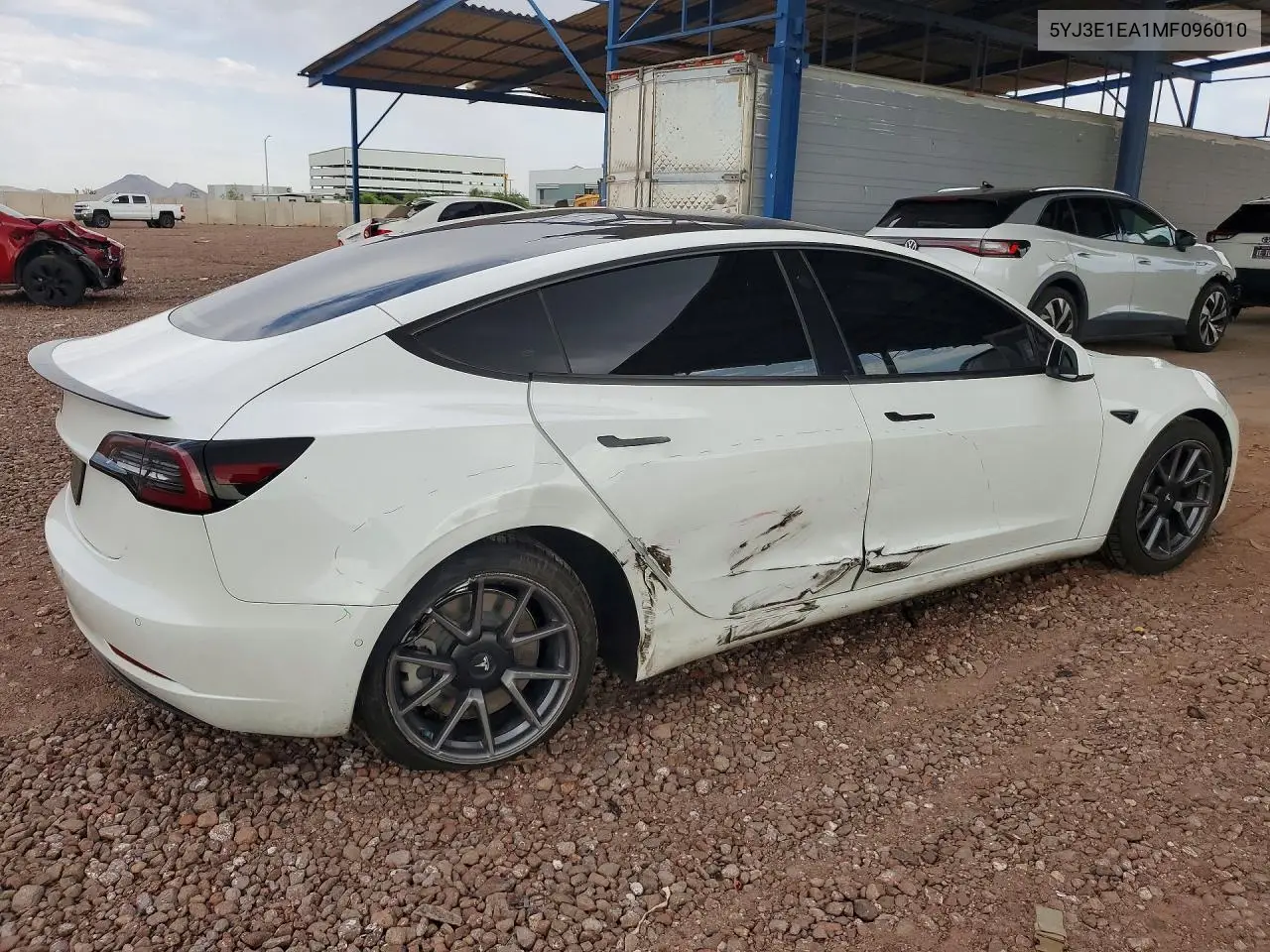 2021 Tesla Model 3 VIN: 5YJ3E1EA1MF096010 Lot: 60431506