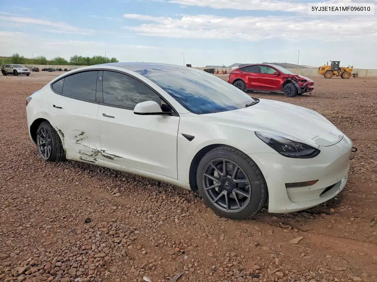 2021 Tesla Model 3 VIN: 5YJ3E1EA1MF096010 Lot: 60431506