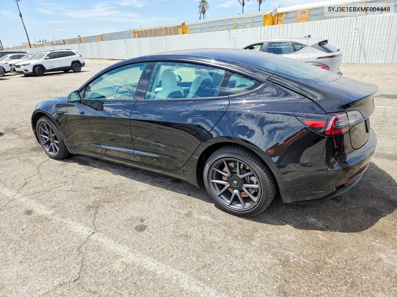 2021 Tesla Model 3 VIN: 5YJ3E1EBXMF004448 Lot: 60898726