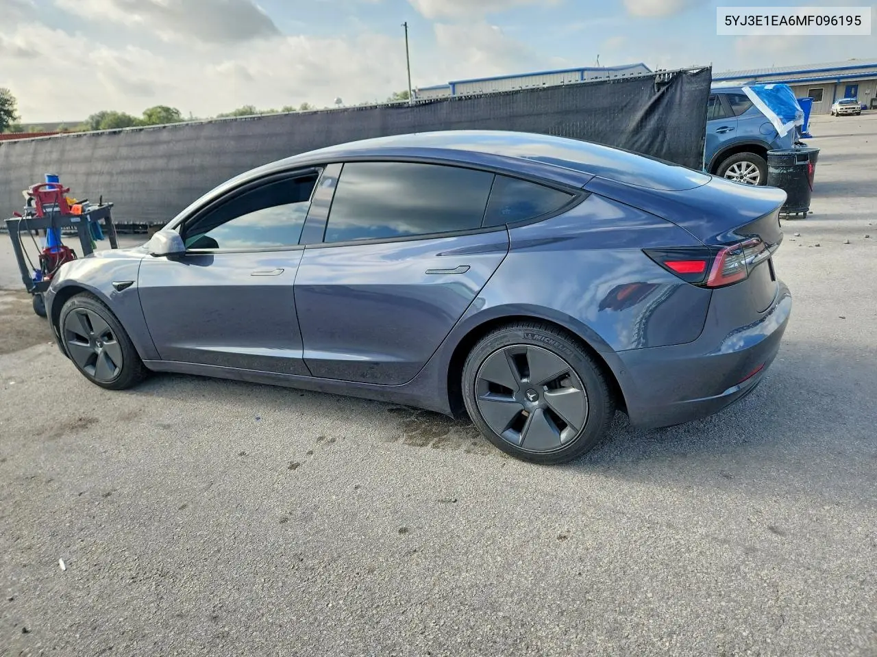 2021 Tesla Model 3 VIN: 5YJ3E1EA6MF096195 Lot: 61616146
