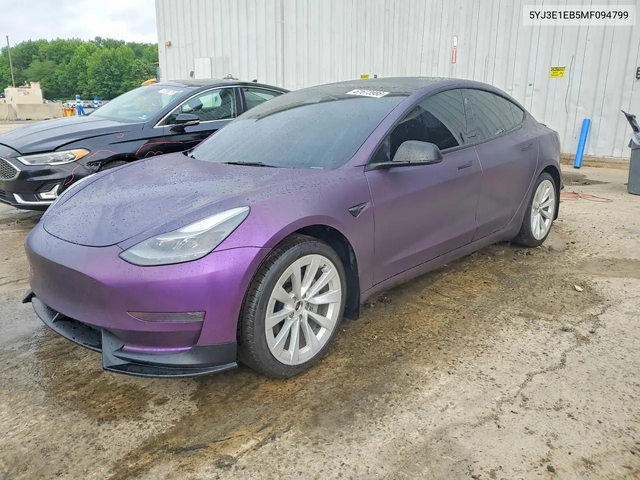 2021 Tesla Model 3 VIN: 5YJ3E1EB5MF094799 Lot: 61673986