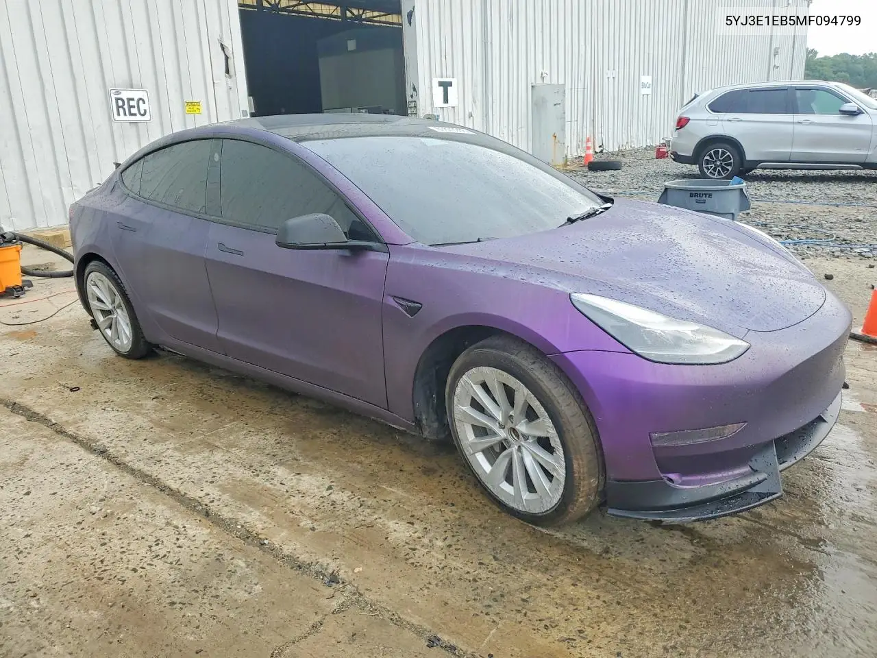 2021 Tesla Model 3 VIN: 5YJ3E1EB5MF094799 Lot: 61673986