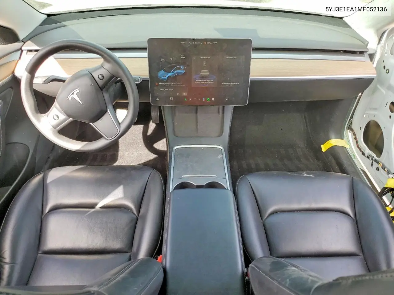 2021 Tesla Model 3 VIN: 5YJ3E1EA1MF052136 Lot: 61953996