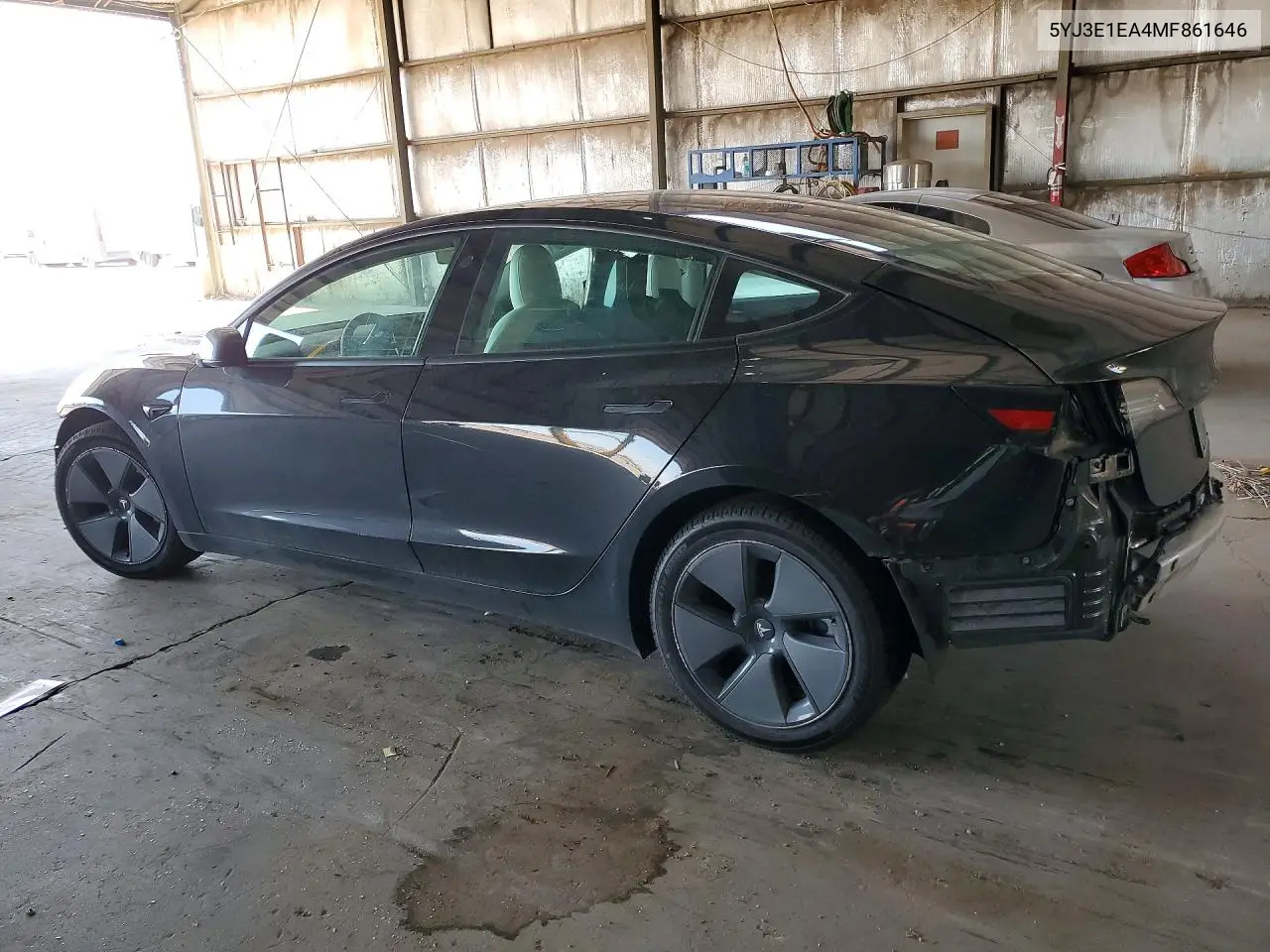 2021 Tesla Model 3 VIN: 5YJ3E1EA4MF861646 Lot: 62038656