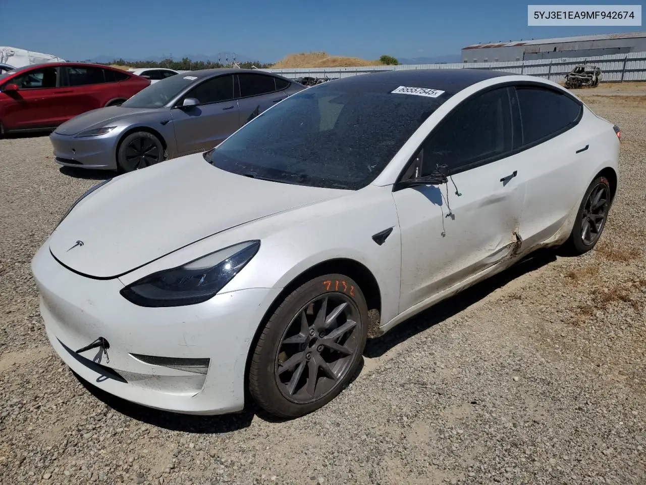 5YJ3E1EA9MF942674 2021 Tesla Model 3
