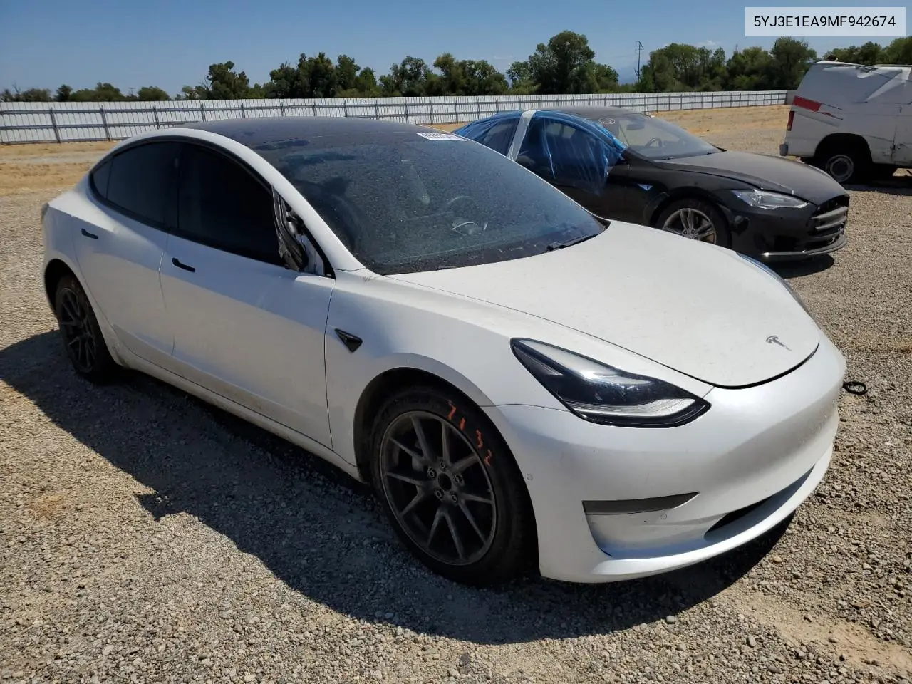 5YJ3E1EA9MF942674 2021 Tesla Model 3