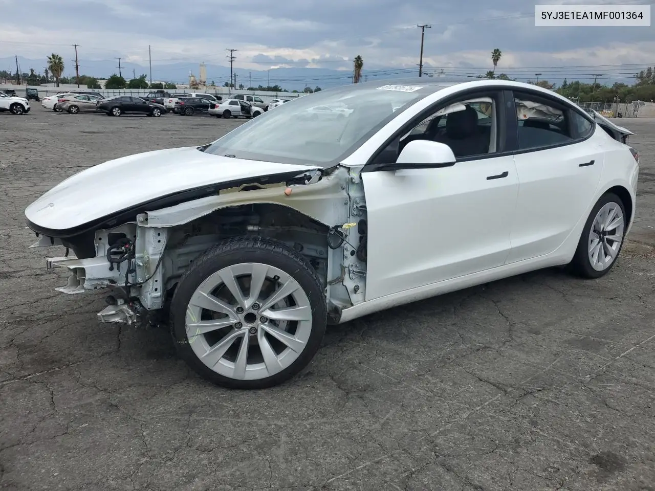 5YJ3E1EA1MF001364 2021 Tesla Model 3