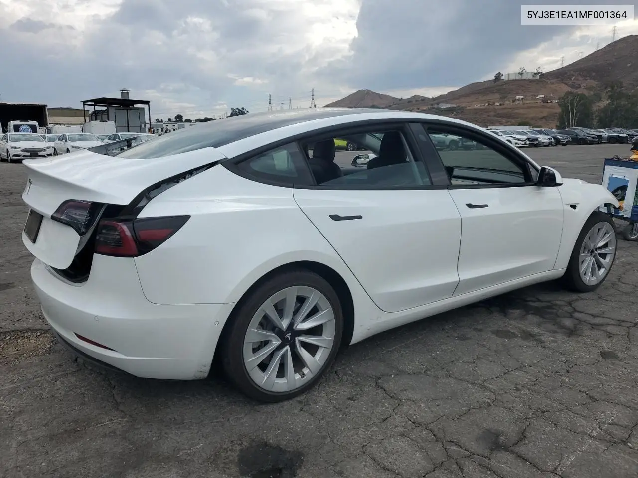 5YJ3E1EA1MF001364 2021 Tesla Model 3