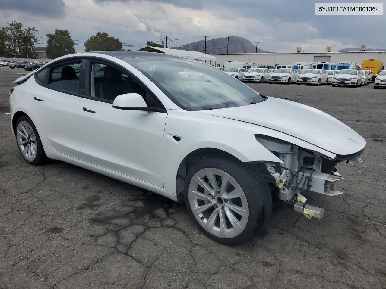 5YJ3E1EA1MF001364 2021 Tesla Model 3