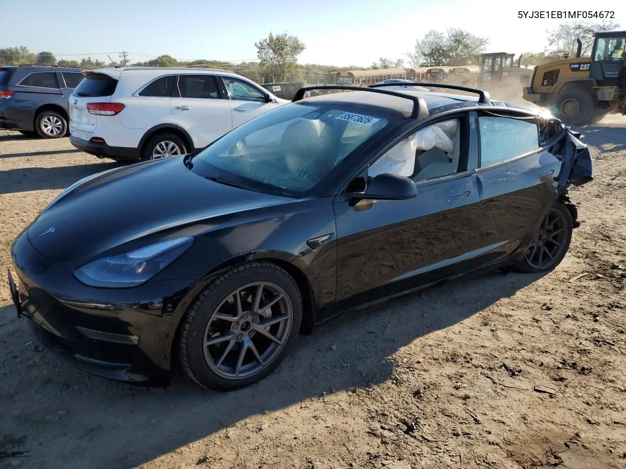 5YJ3E1EB1MF054672 2021 Tesla Model 3