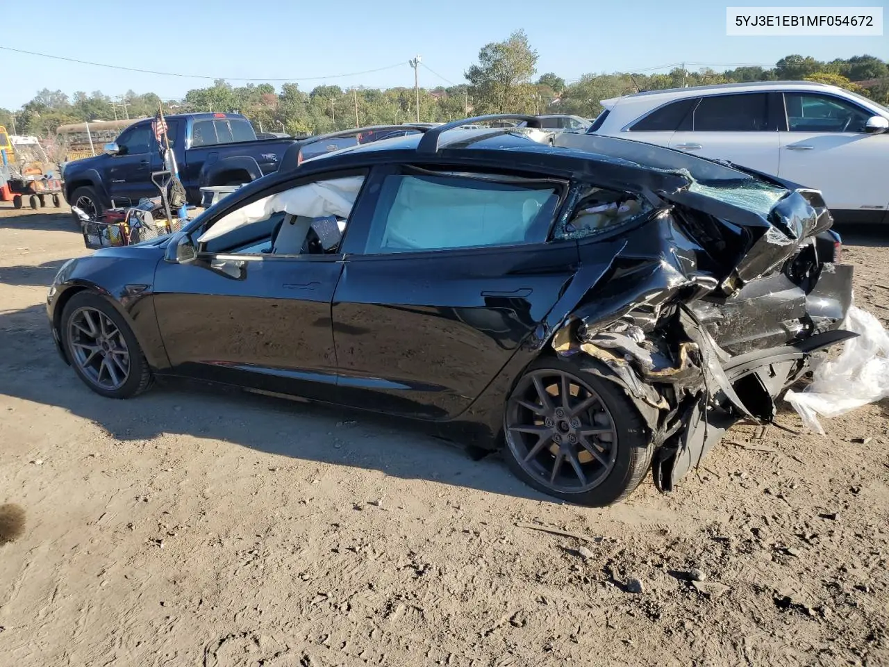 5YJ3E1EB1MF054672 2021 Tesla Model 3