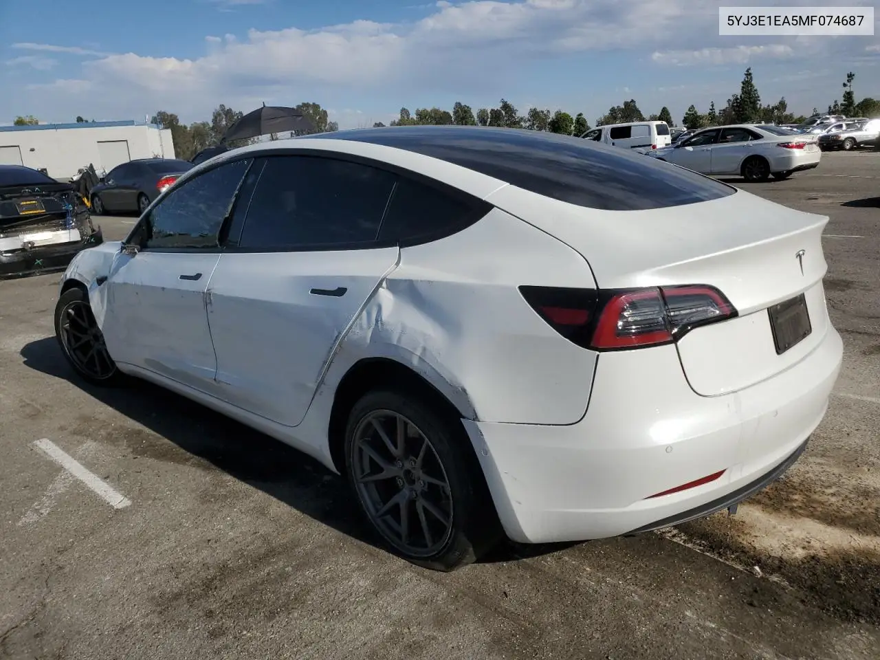 5YJ3E1EA5MF074687 2021 Tesla Model 3