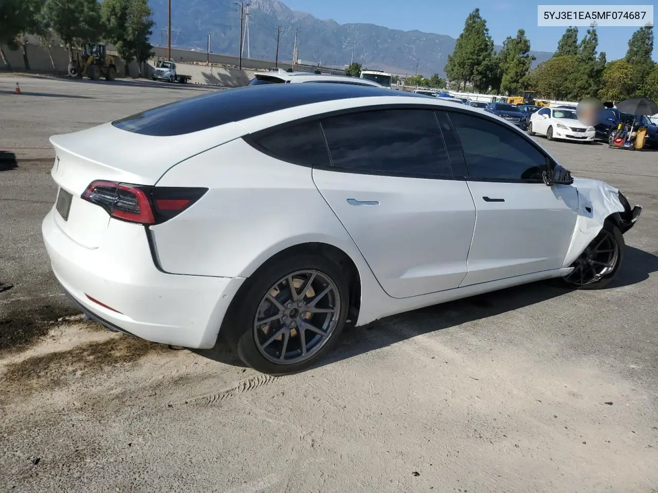 5YJ3E1EA5MF074687 2021 Tesla Model 3