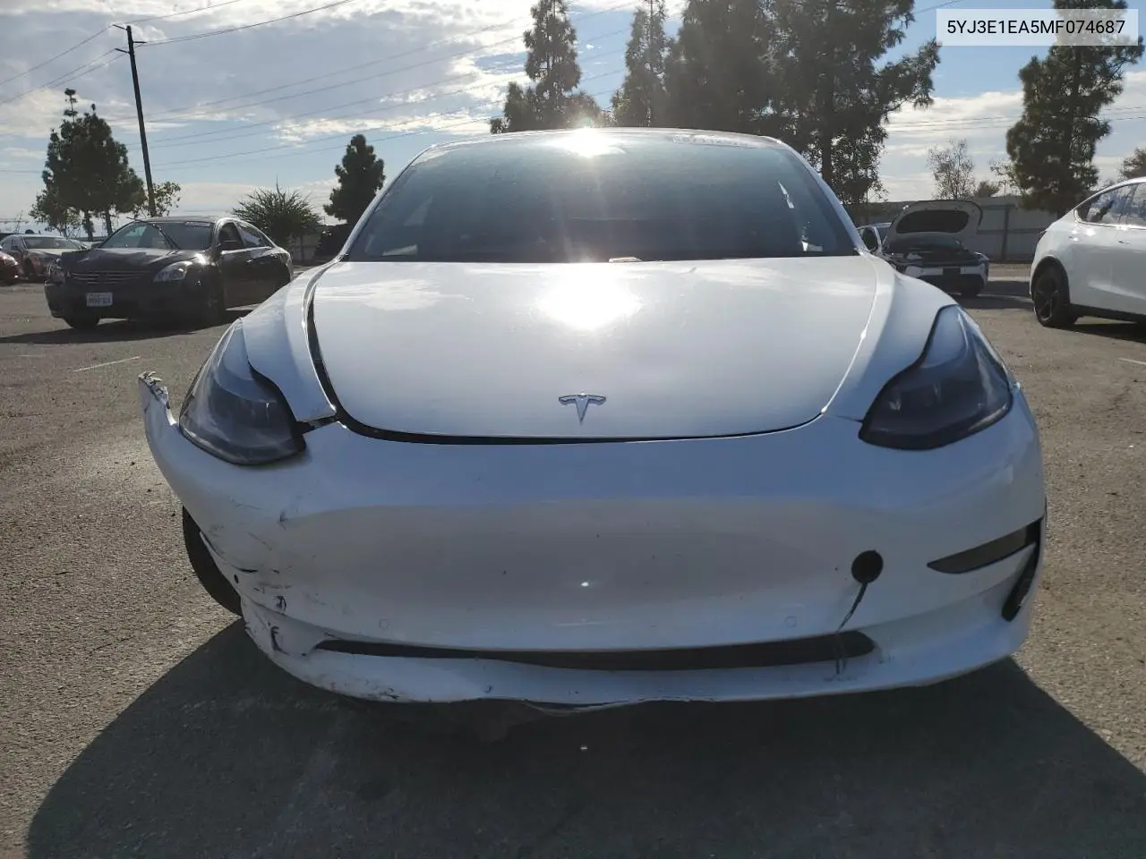 5YJ3E1EA5MF074687 2021 Tesla Model 3