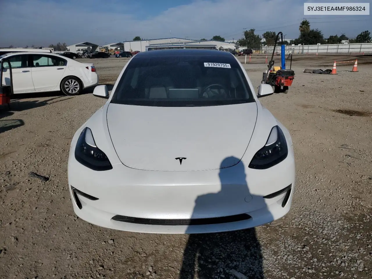 5YJ3E1EA4MF986324 2021 Tesla Model 3