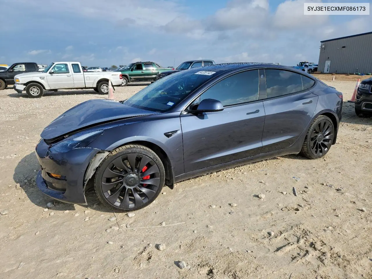 5YJ3E1ECXMF086173 2021 Tesla 3