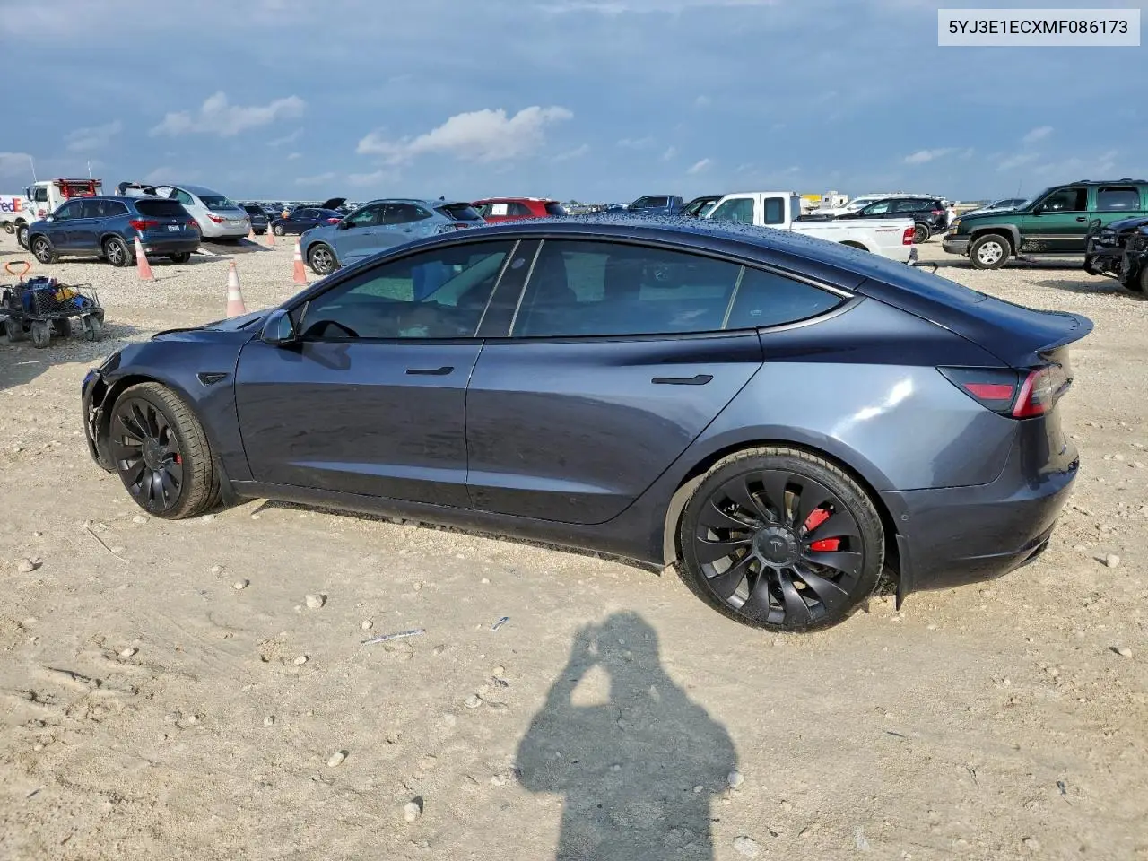 5YJ3E1ECXMF086173 2021 Tesla 3