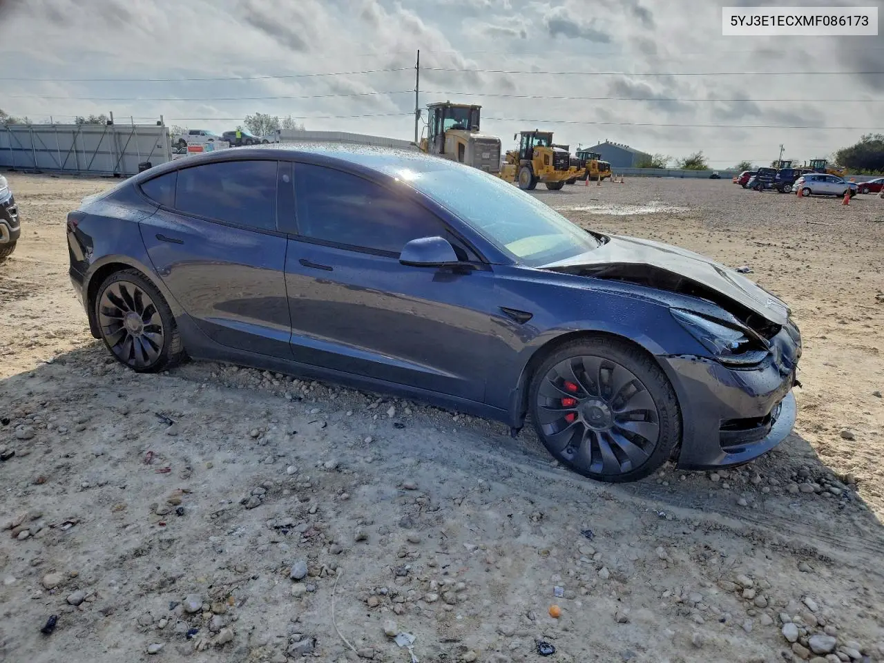 5YJ3E1ECXMF086173 2021 Tesla 3