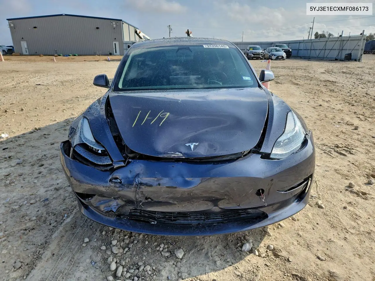 5YJ3E1ECXMF086173 2021 Tesla 3