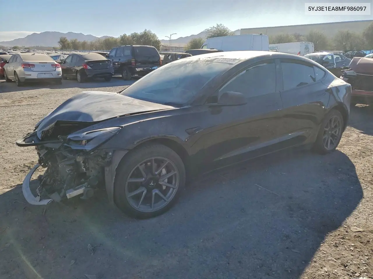 5YJ3E1EA8MF986097 2021 Tesla Model 3