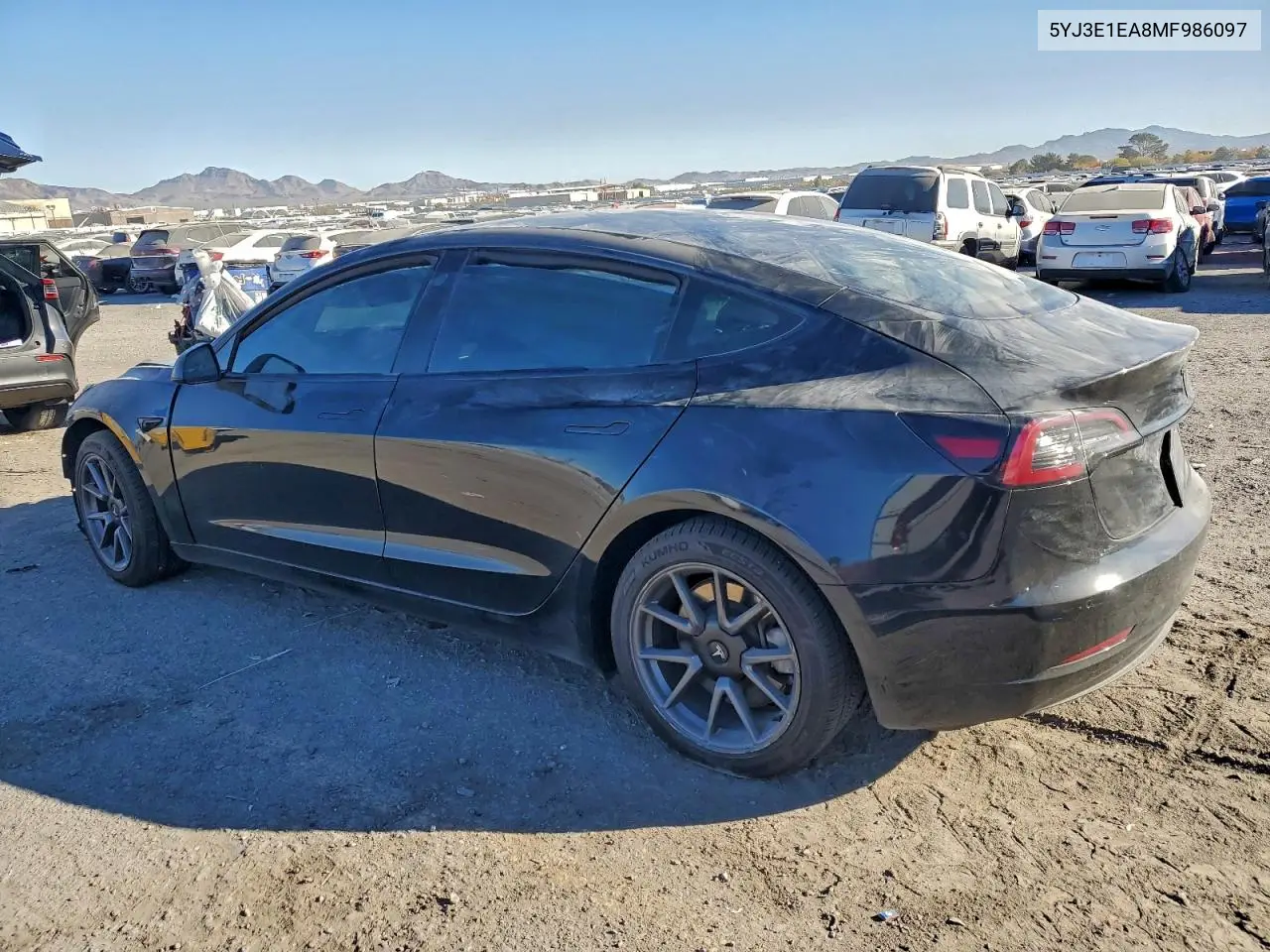 5YJ3E1EA8MF986097 2021 Tesla Model 3