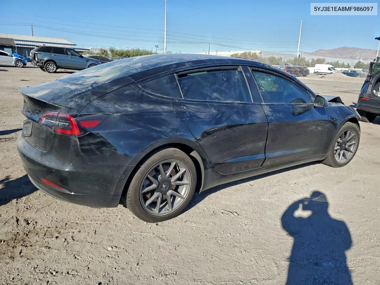 5YJ3E1EA8MF986097 2021 Tesla Model 3