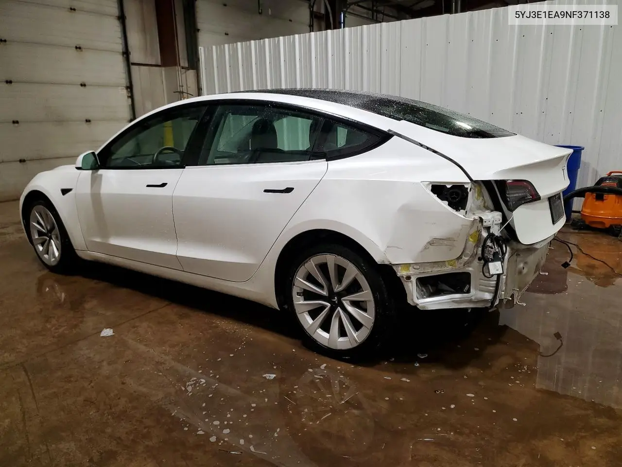 2022 Tesla Model 3 VIN: 5YJ3E1EA9NF371138 Lot: 60405226