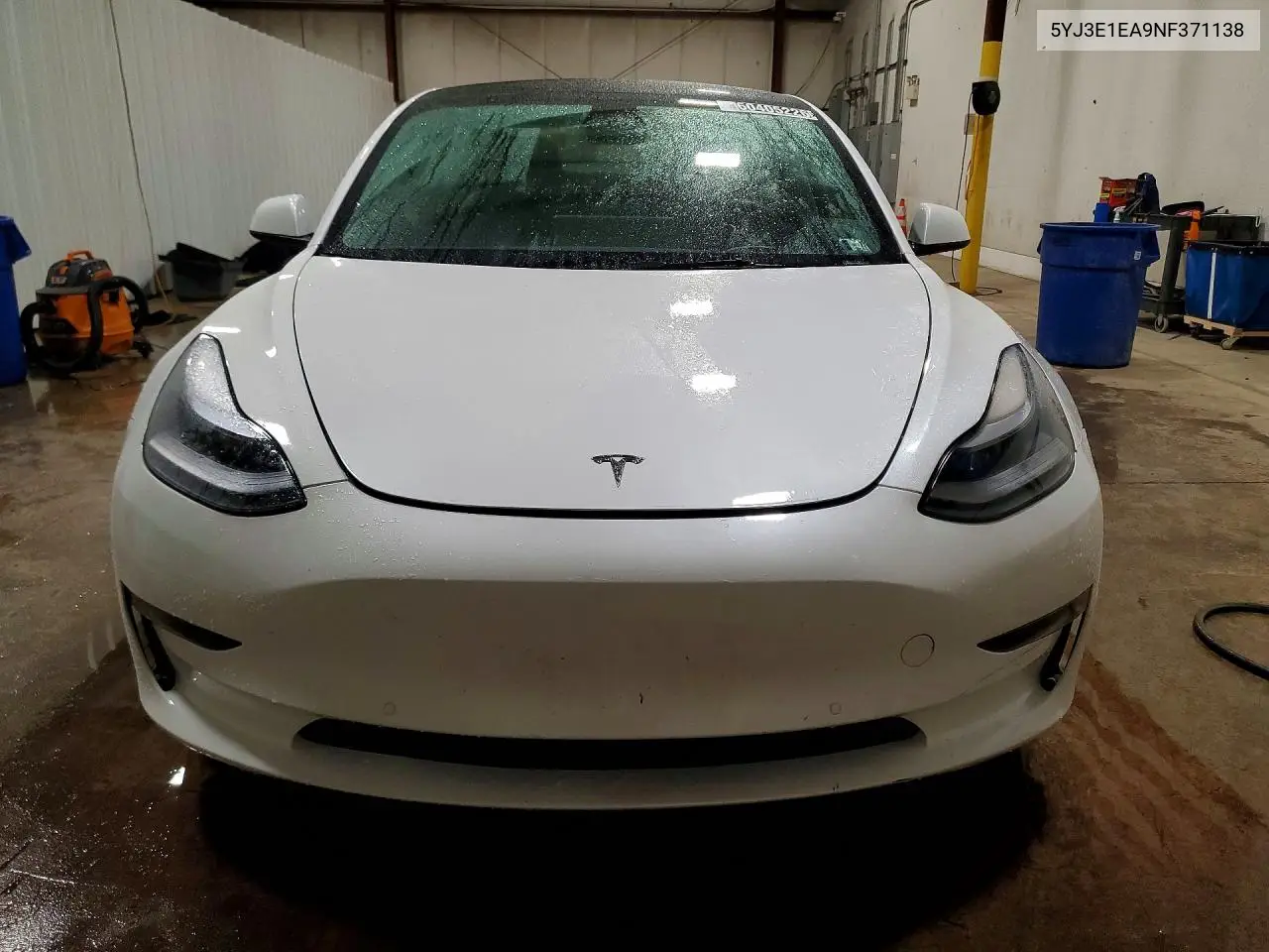 2022 Tesla Model 3 VIN: 5YJ3E1EA9NF371138 Lot: 60405226