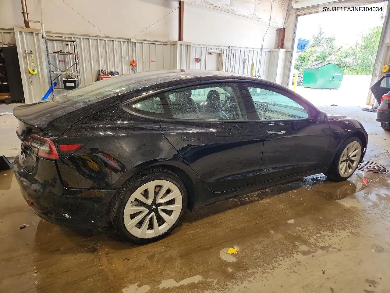 2022 Tesla Model 3 VIN: 5YJ3E1EA3NF304034 Lot: 60418076
